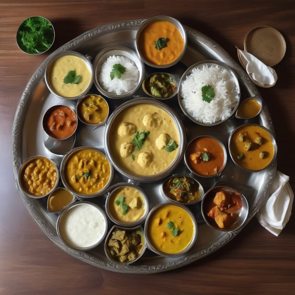 Thali végétarien / Vegetarien Thali