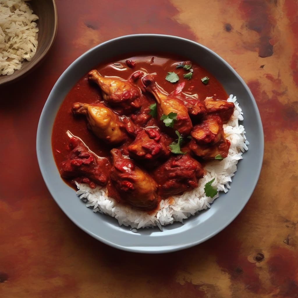 Poulet vindaloo / Chicken Vindaloo